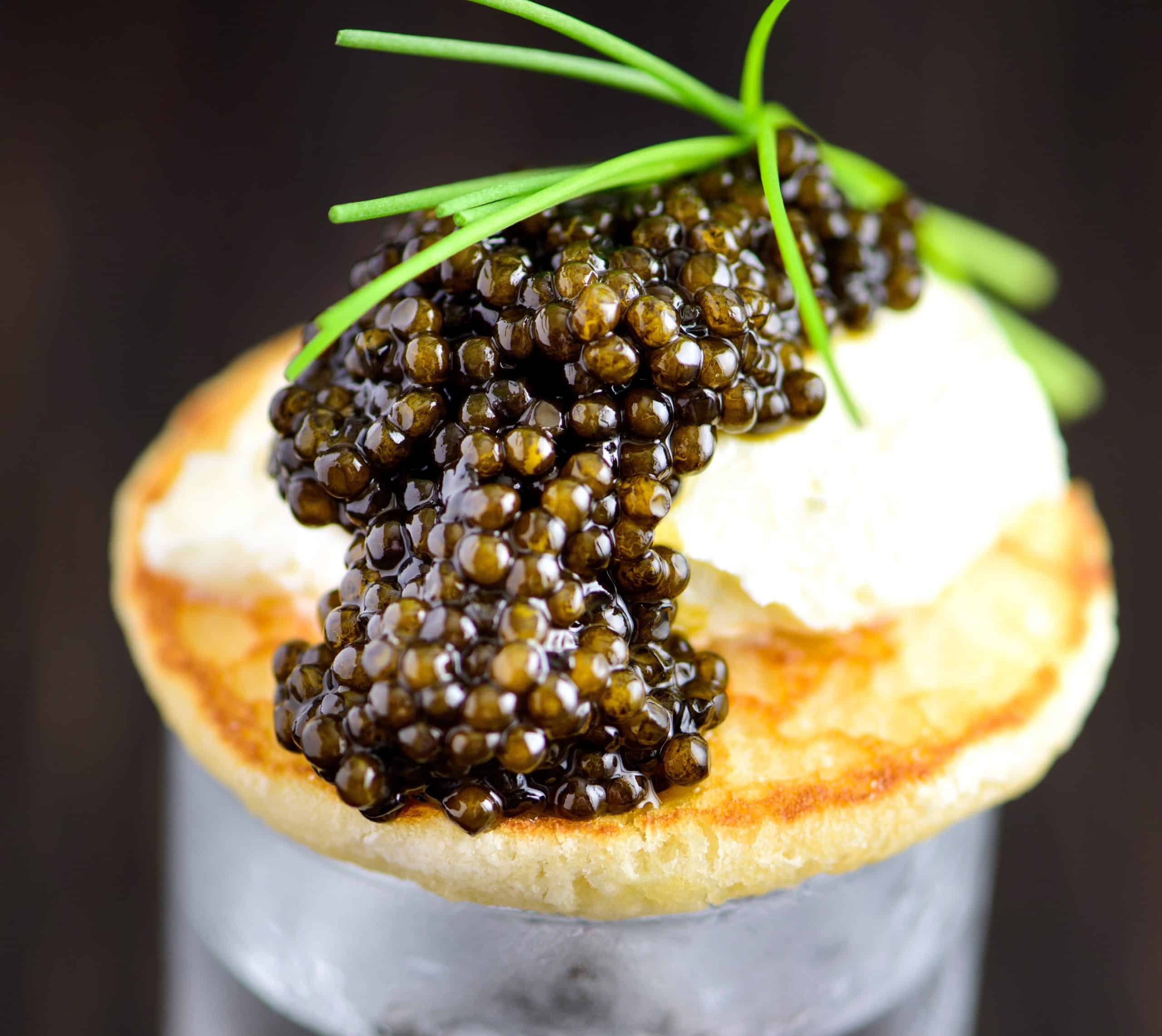 How to eat caviar?