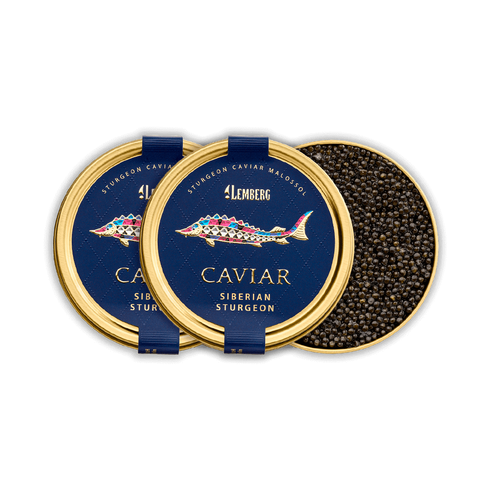 Siberian Sturgeon Caviar, 2 x 250g