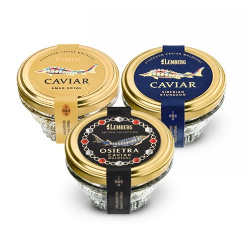 3 caviar delicacies, 3х50g