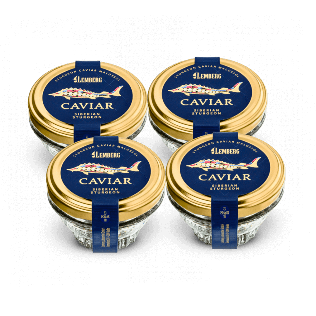 Siberian Sturgeon Caviar, 4 х 50g