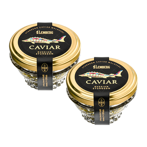 Sturgeon Caviar Osietra, 2 x 50g